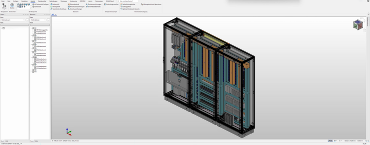Control cabinet designs using EPLAN the control cabinet designs will now also be completed using EPLAN.